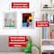 Cool Modern Frames Clear Acrylic Float Frame with Gold Hardware